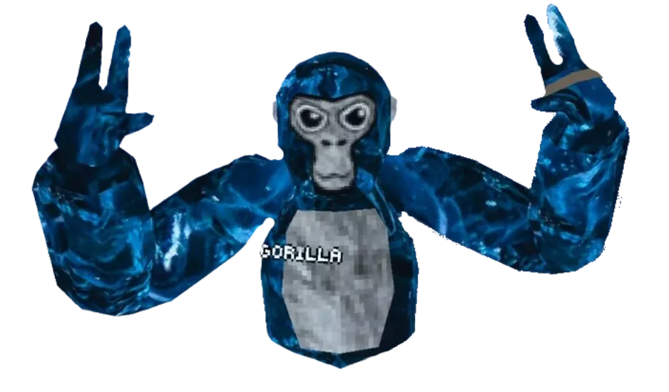 blue gorilla tag monkey