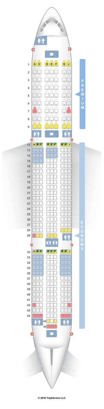 boeing 787-8 dreamliner seat map tui