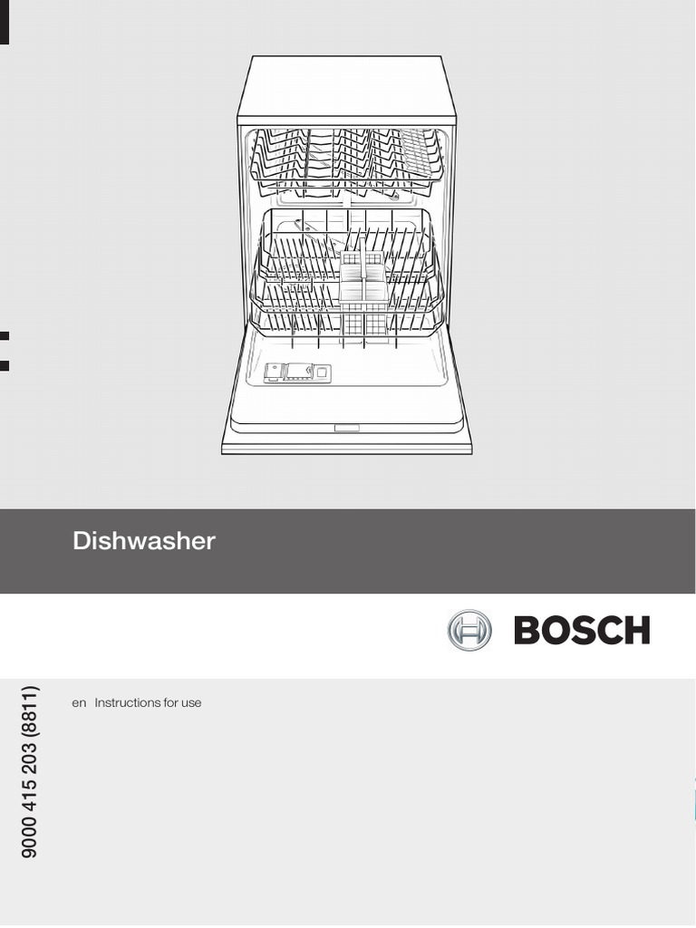 bosch dishwasher owners manual