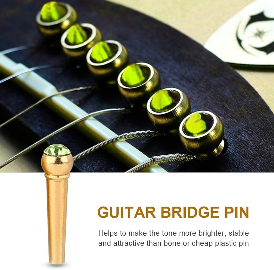 brass bridge pins