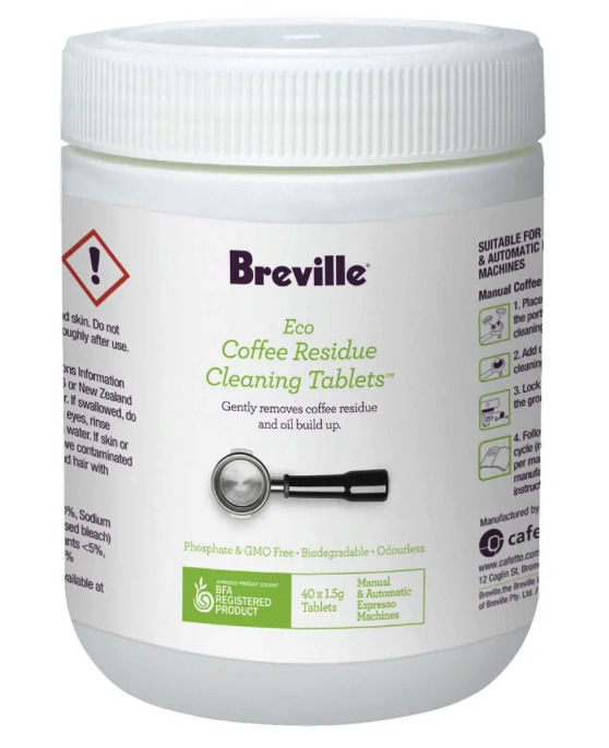 breville coffee maker cleaning tablets