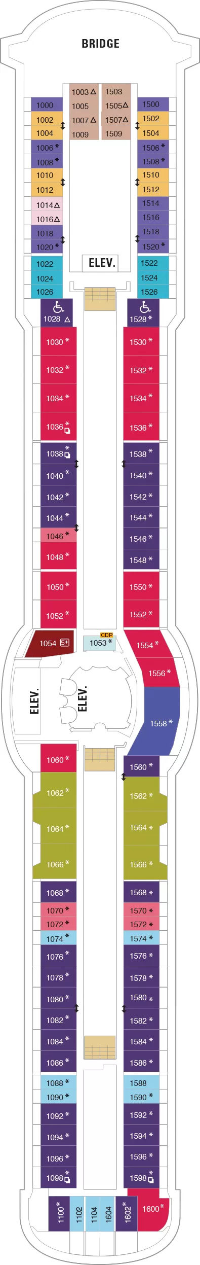 brilliance of the seas deck plan