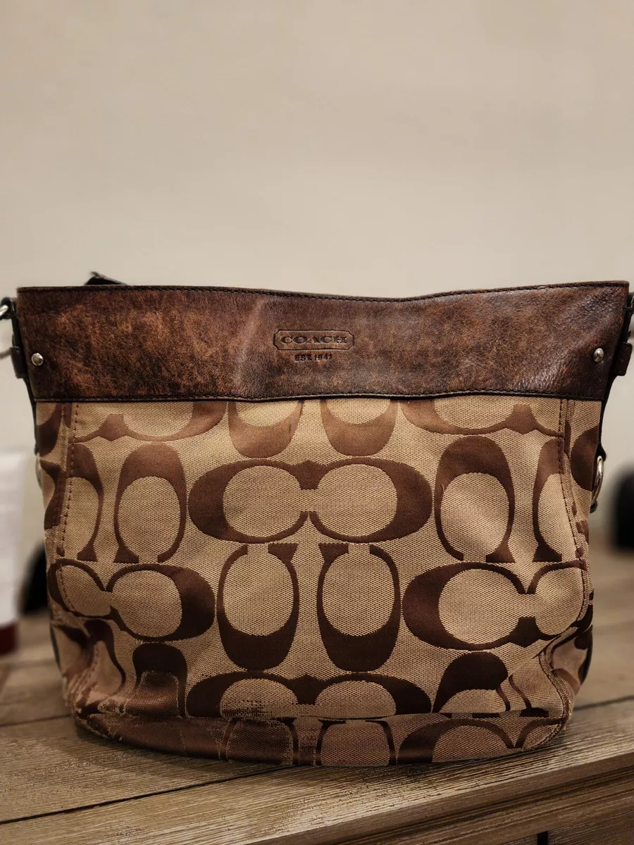 brown coach purse