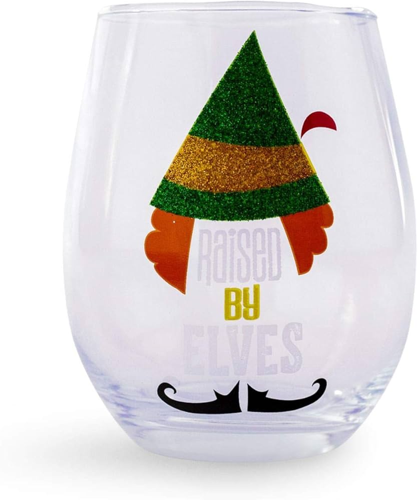 buddy the elf wine glass