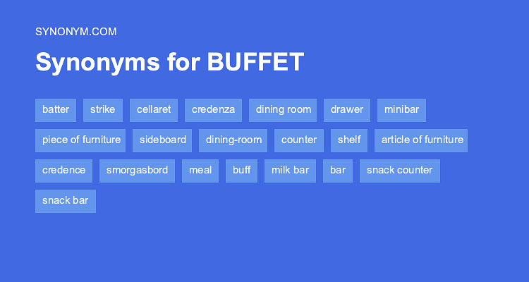 buffet antonym