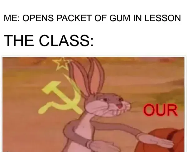 bugs bunny communist meme