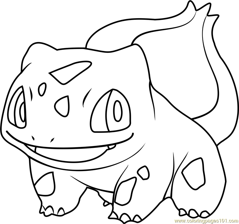 bulbasaur coloring page