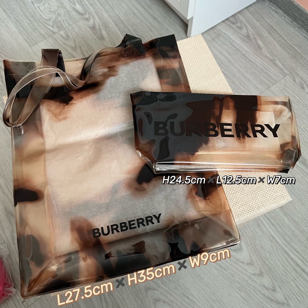 burberry pvc bag