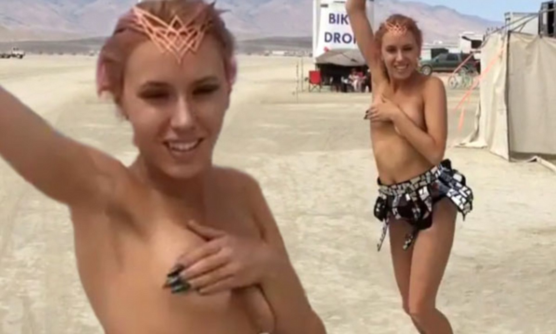 burning man 2019 nude