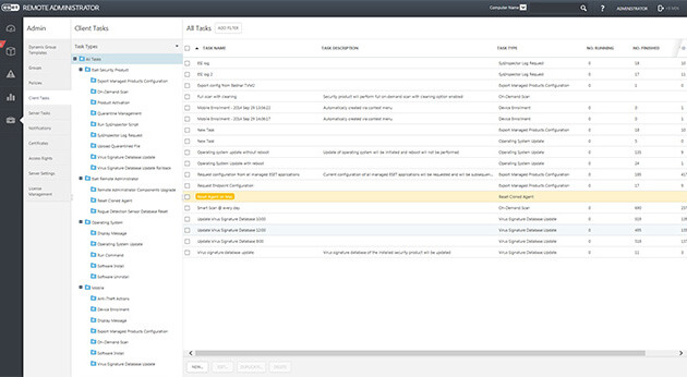 eset admin console