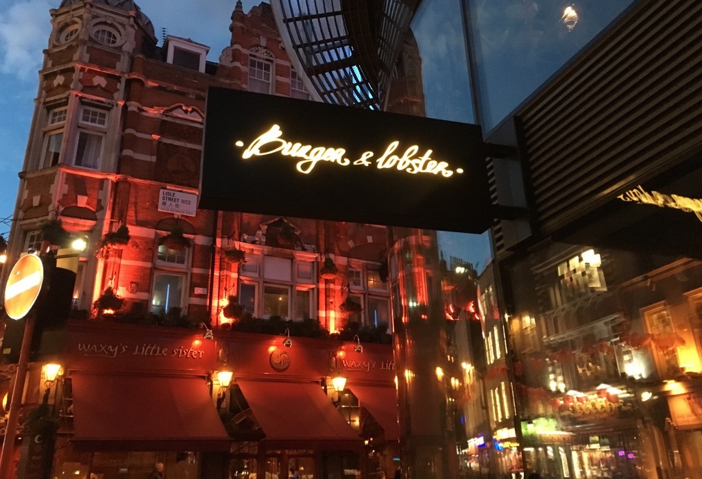 burgers and lobster leicester square