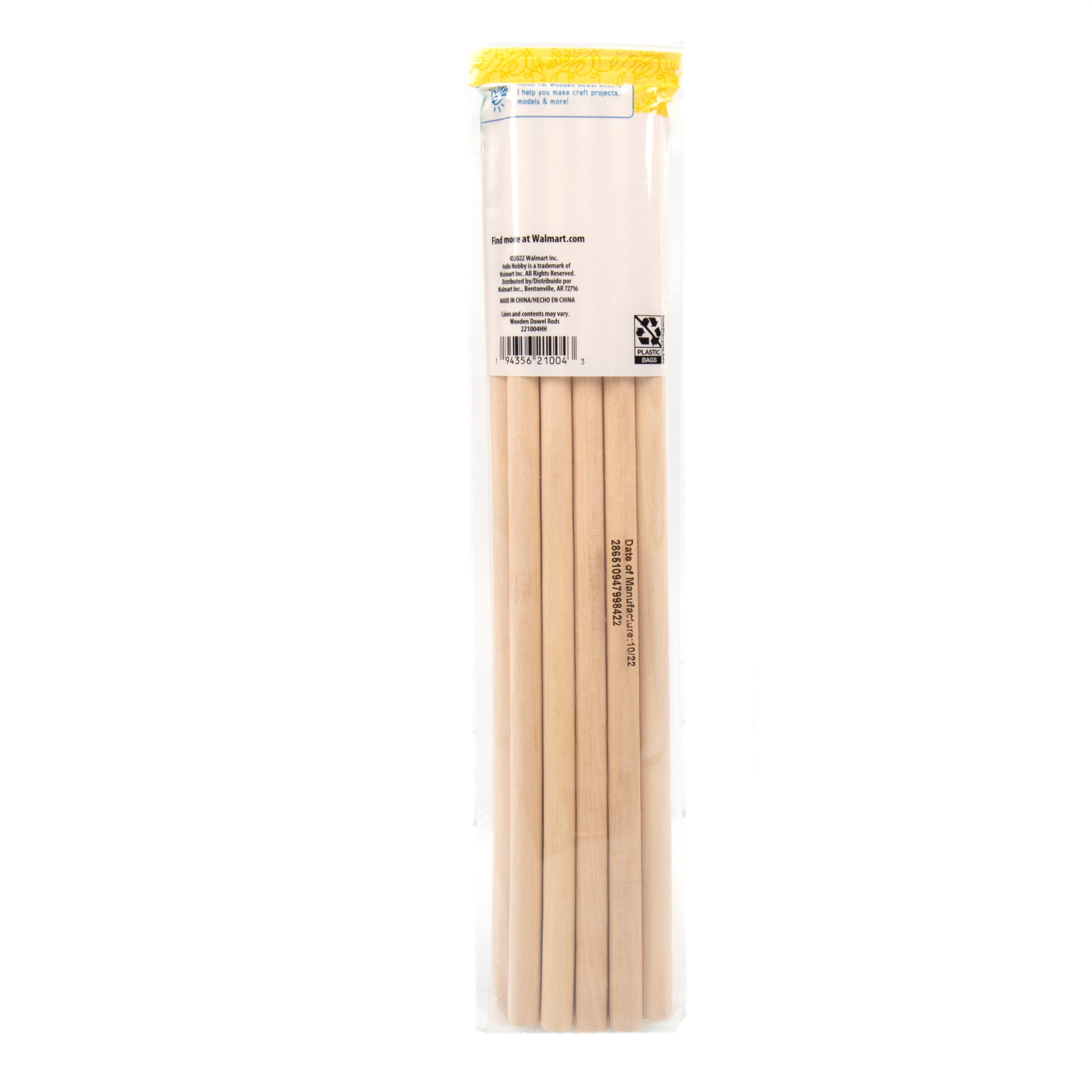 wood dowels walmart