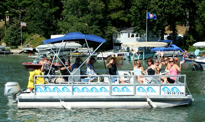 pontoon rentals waupaca wi