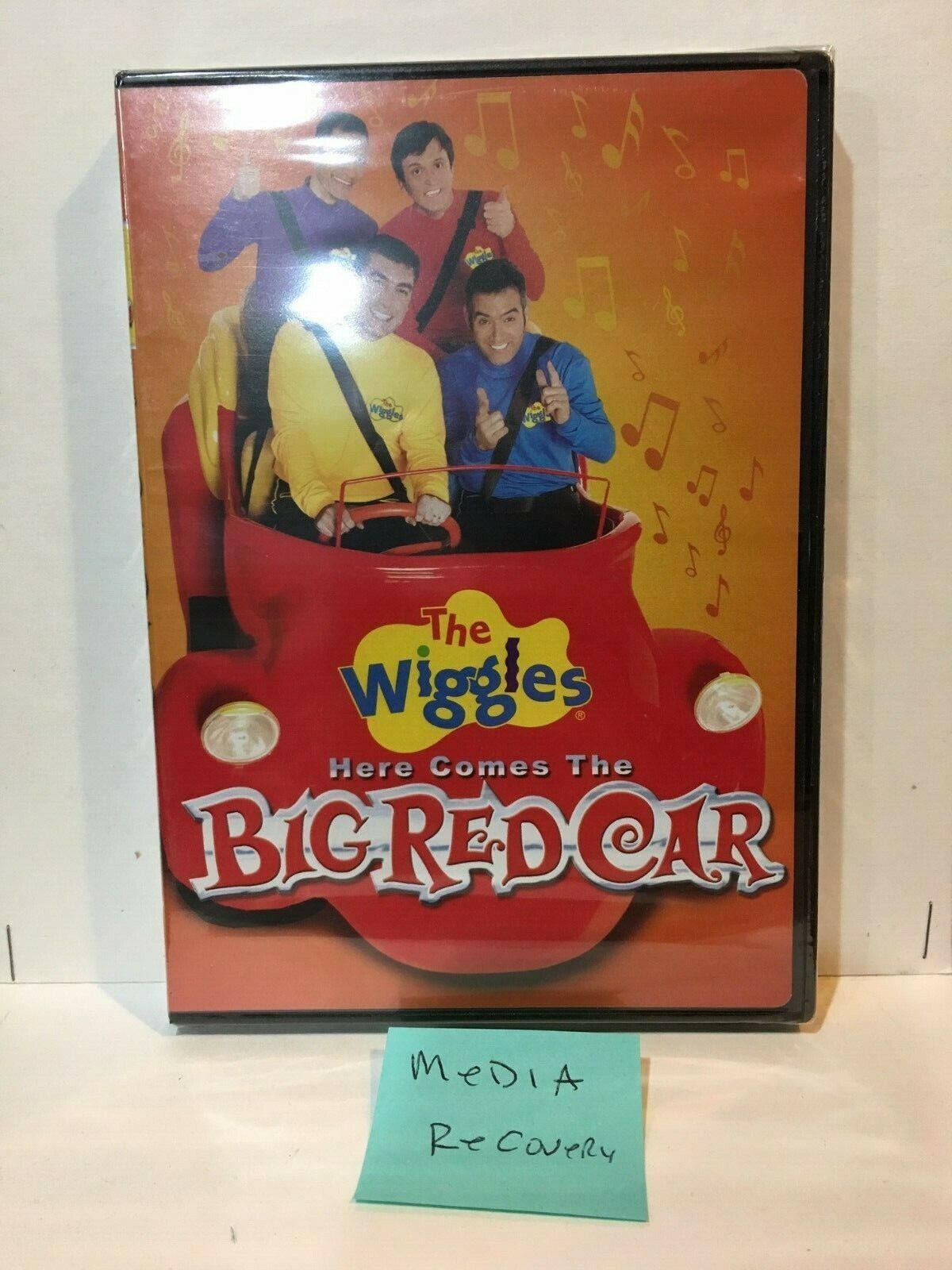 the wiggles here comes the big red car dvd