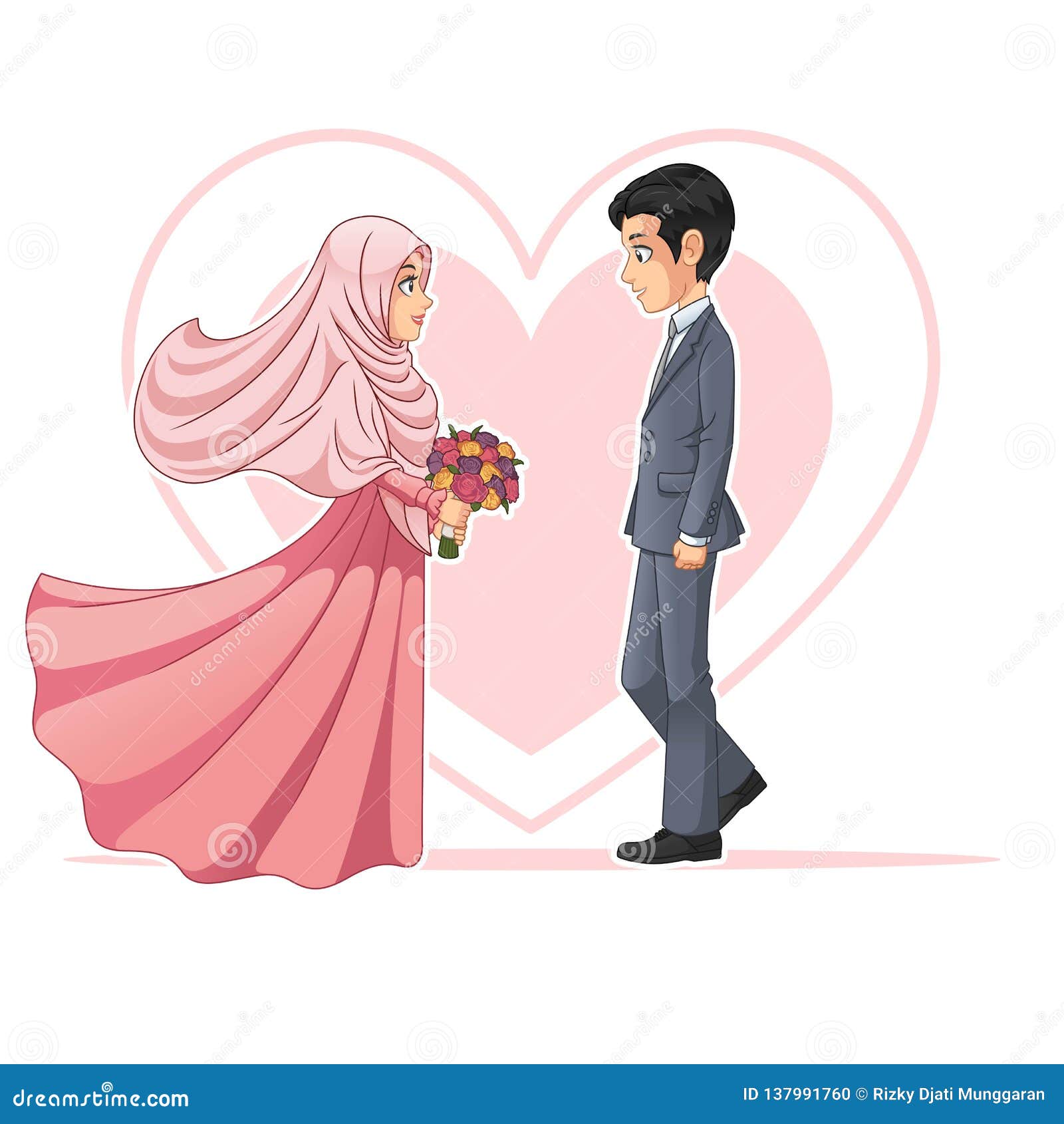 bride groom cartoon images