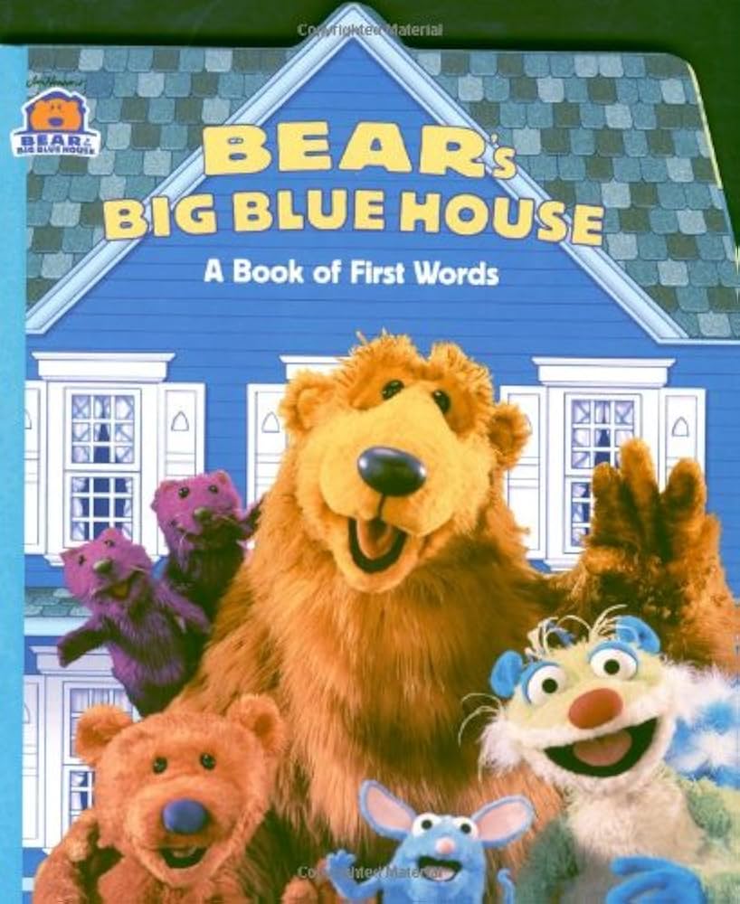 big blue bear in the big blue house