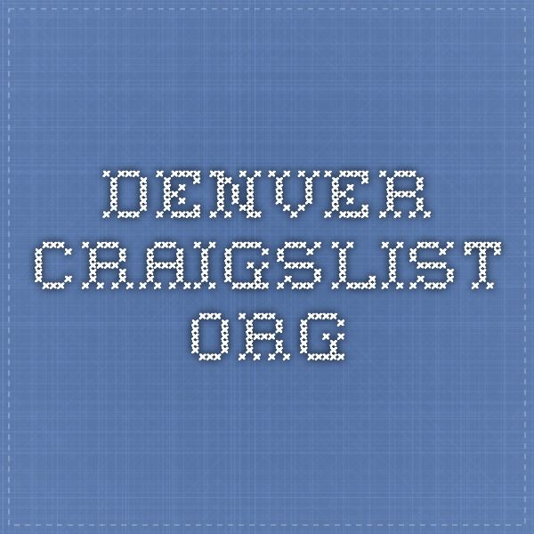 craigslist denver