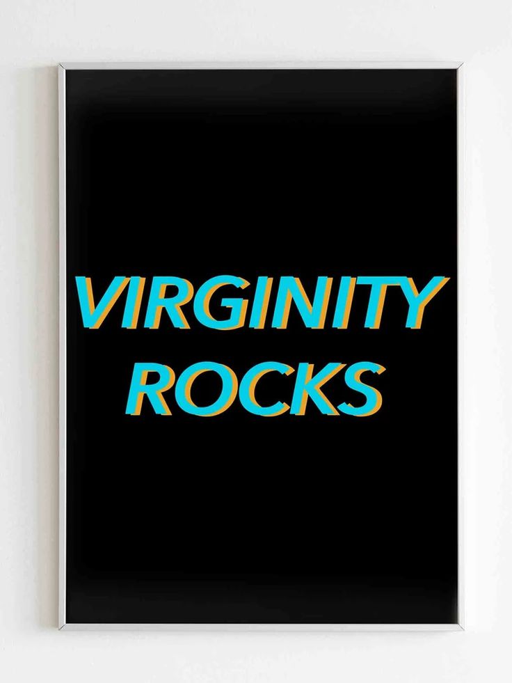 virginity rocks poster