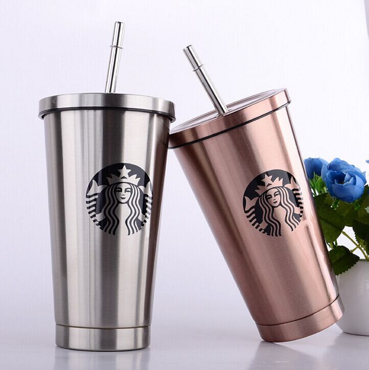 stainless steel starbucks coffee cup