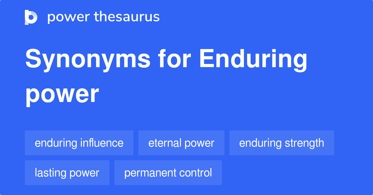 enduring synonym