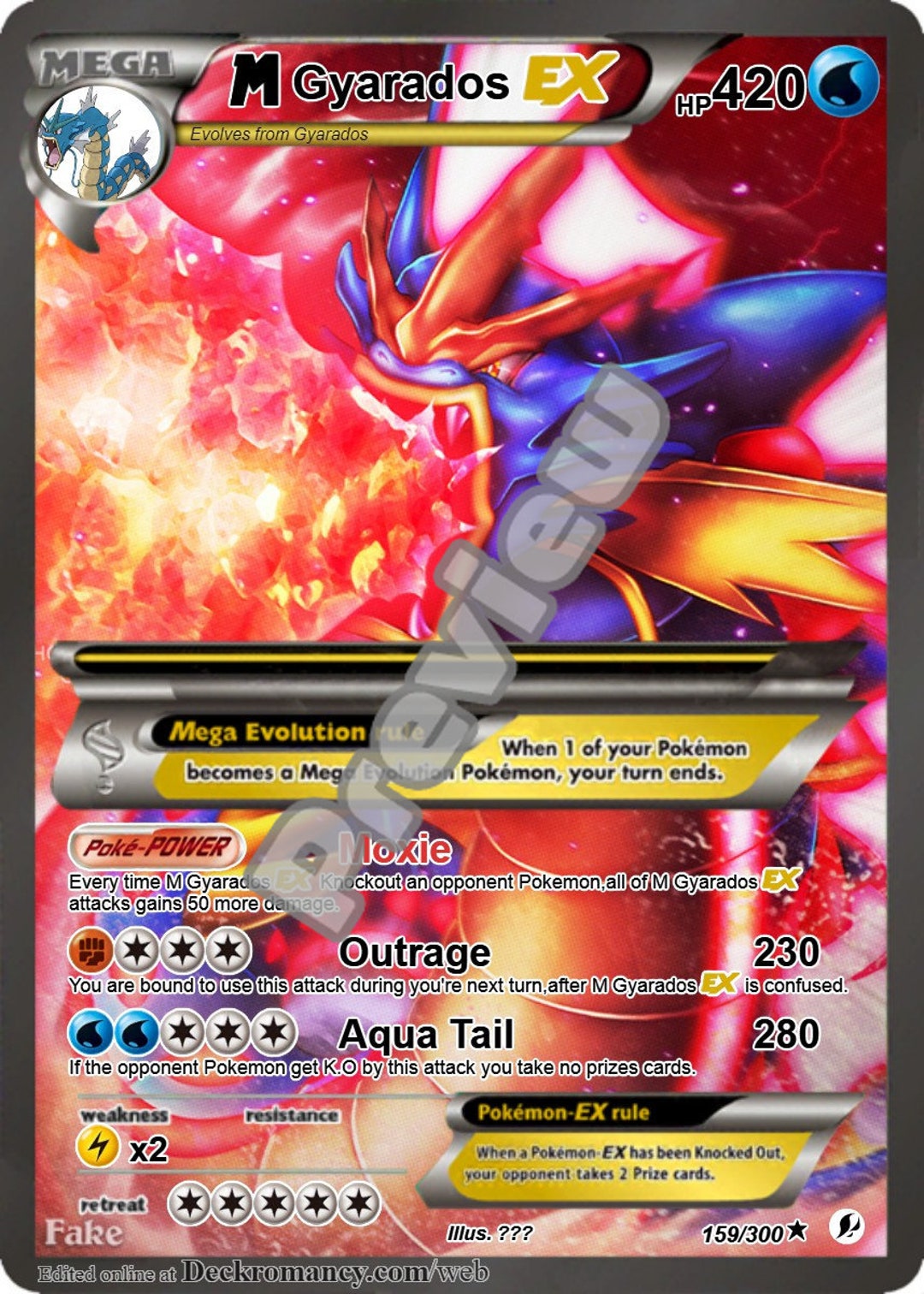 pokemon card gyarados ex