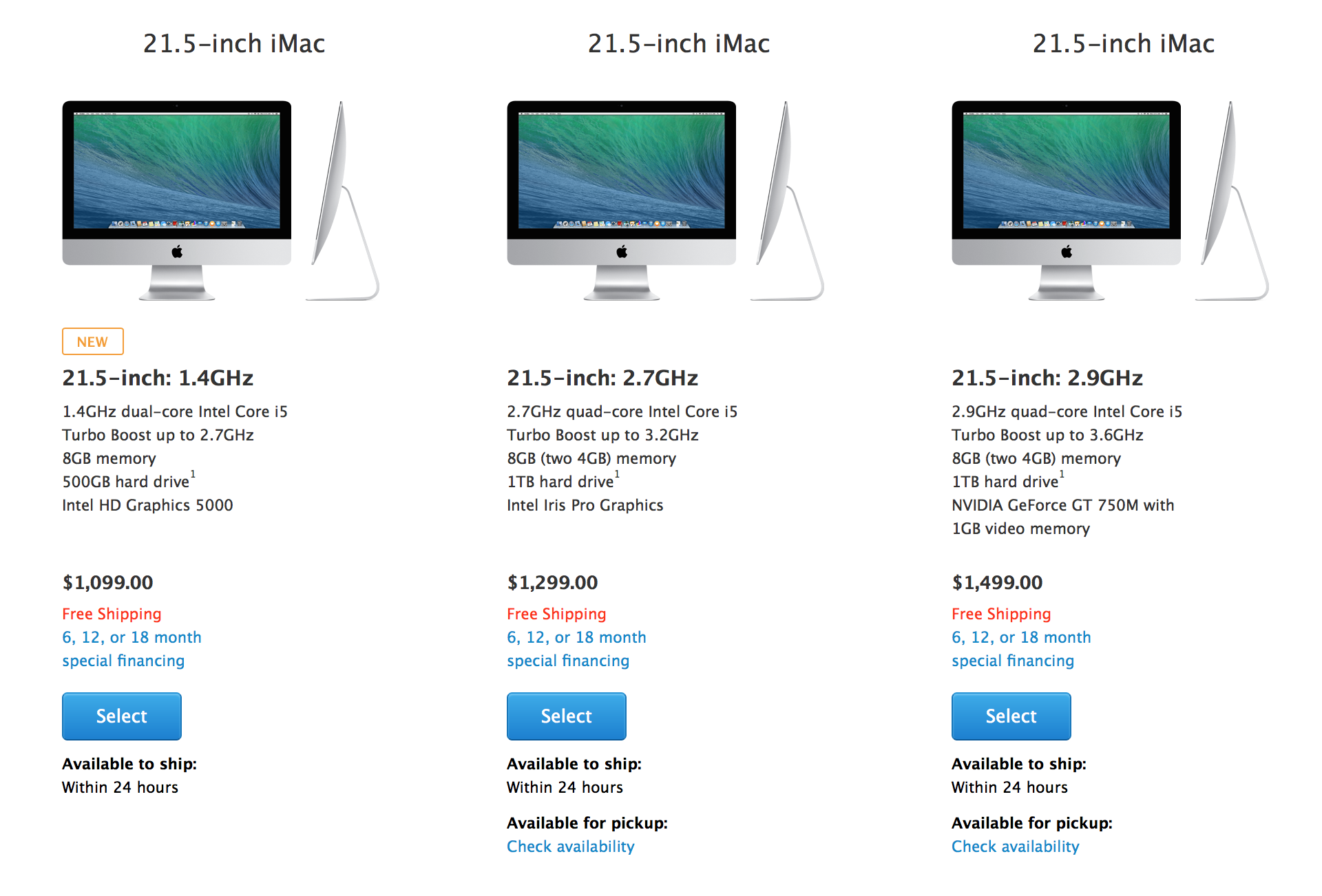 imac models