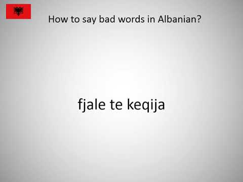 albanian swear words