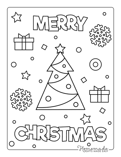 merry christmas coloring