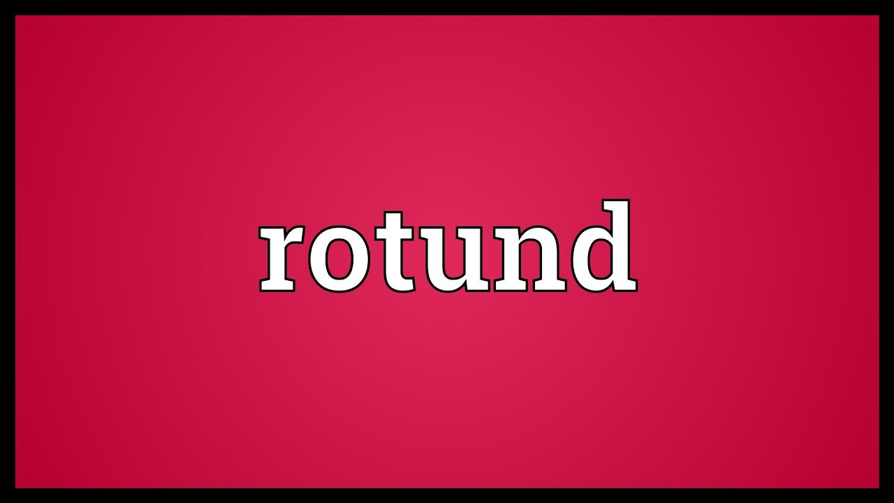 rotund meaning in hindi