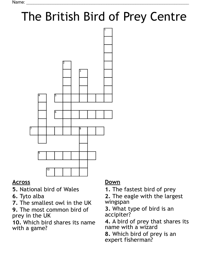 prey crossword clue