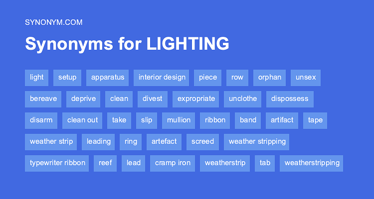 light synonym