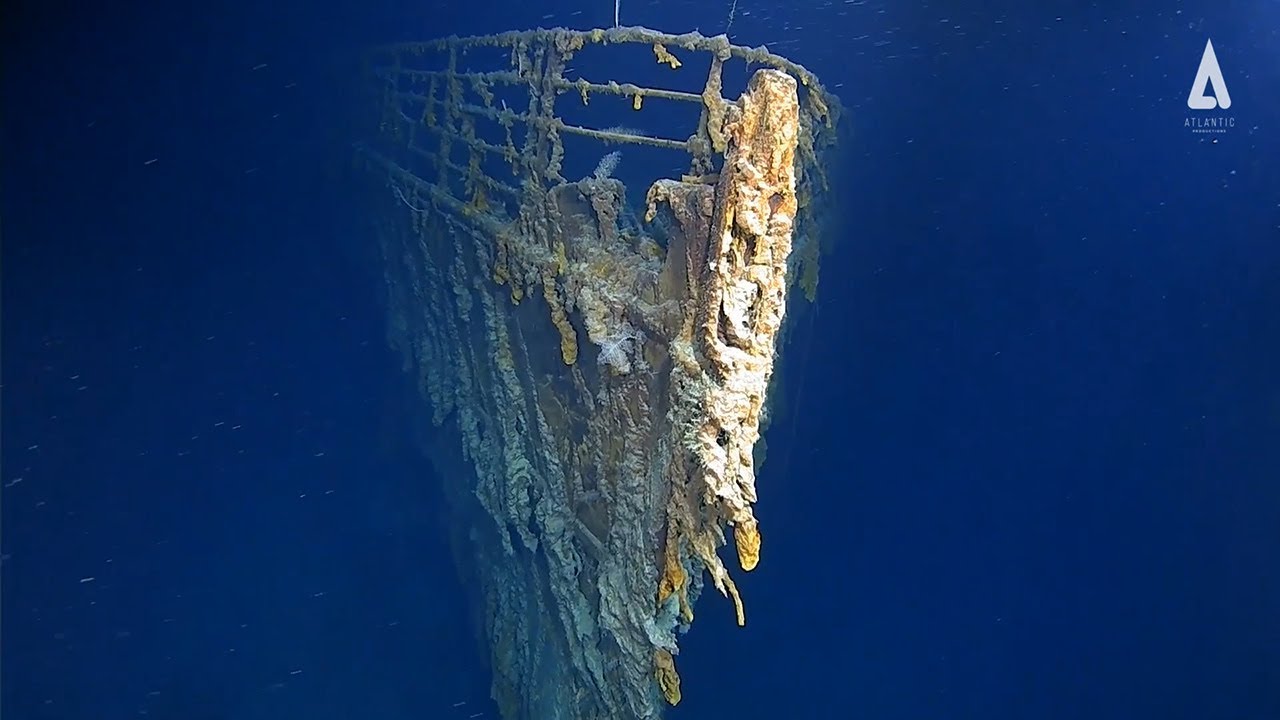 titanic underwater video 2019