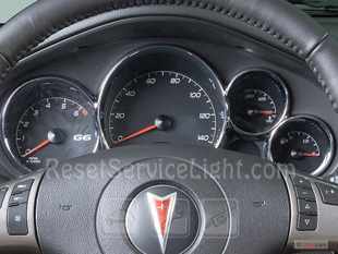 2009 pontiac g6 oil reset