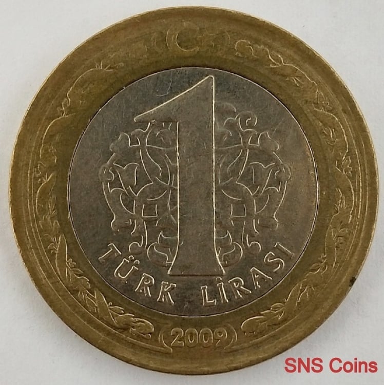 1 turk lirasi coin