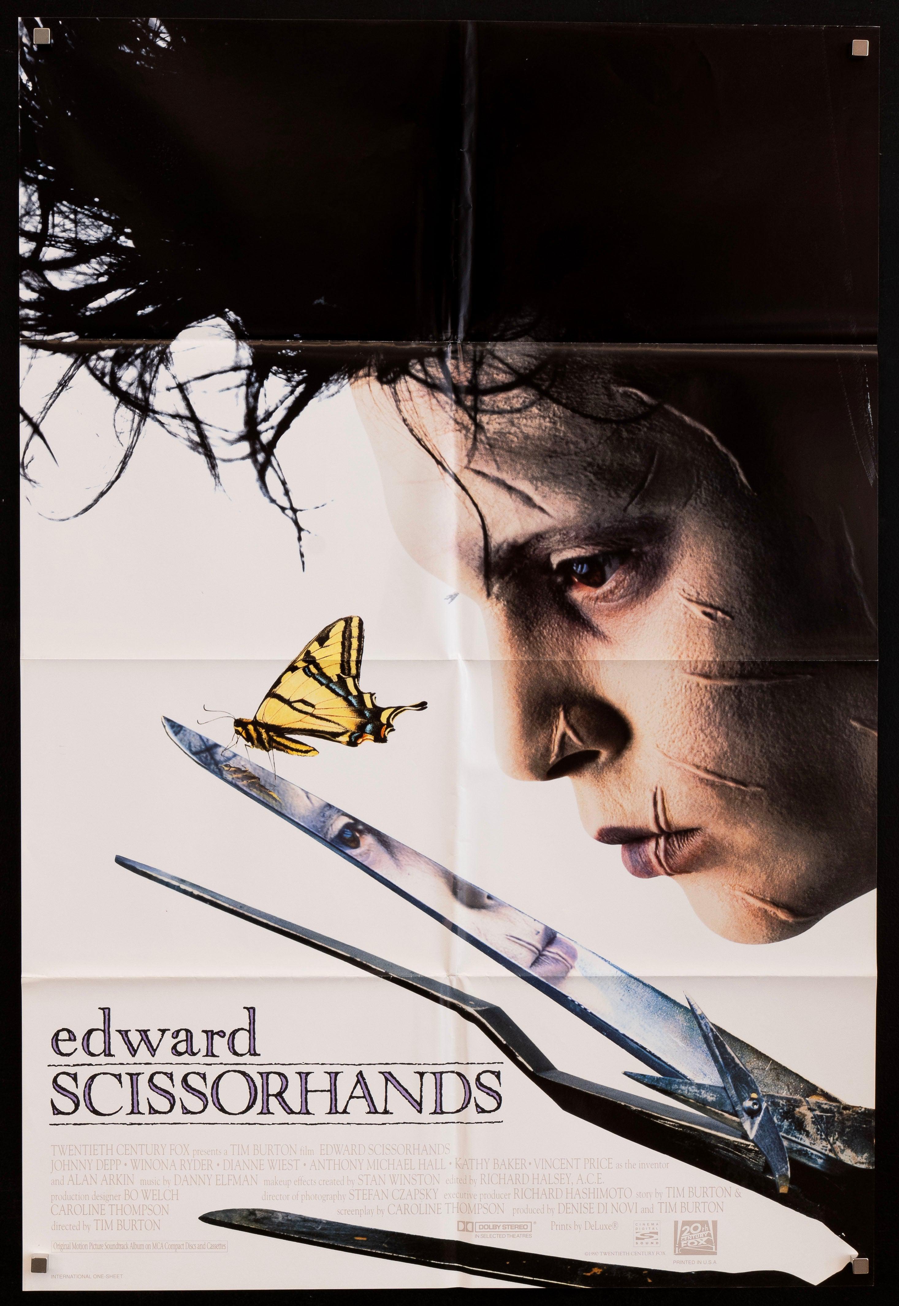 edward scissorhands film poster