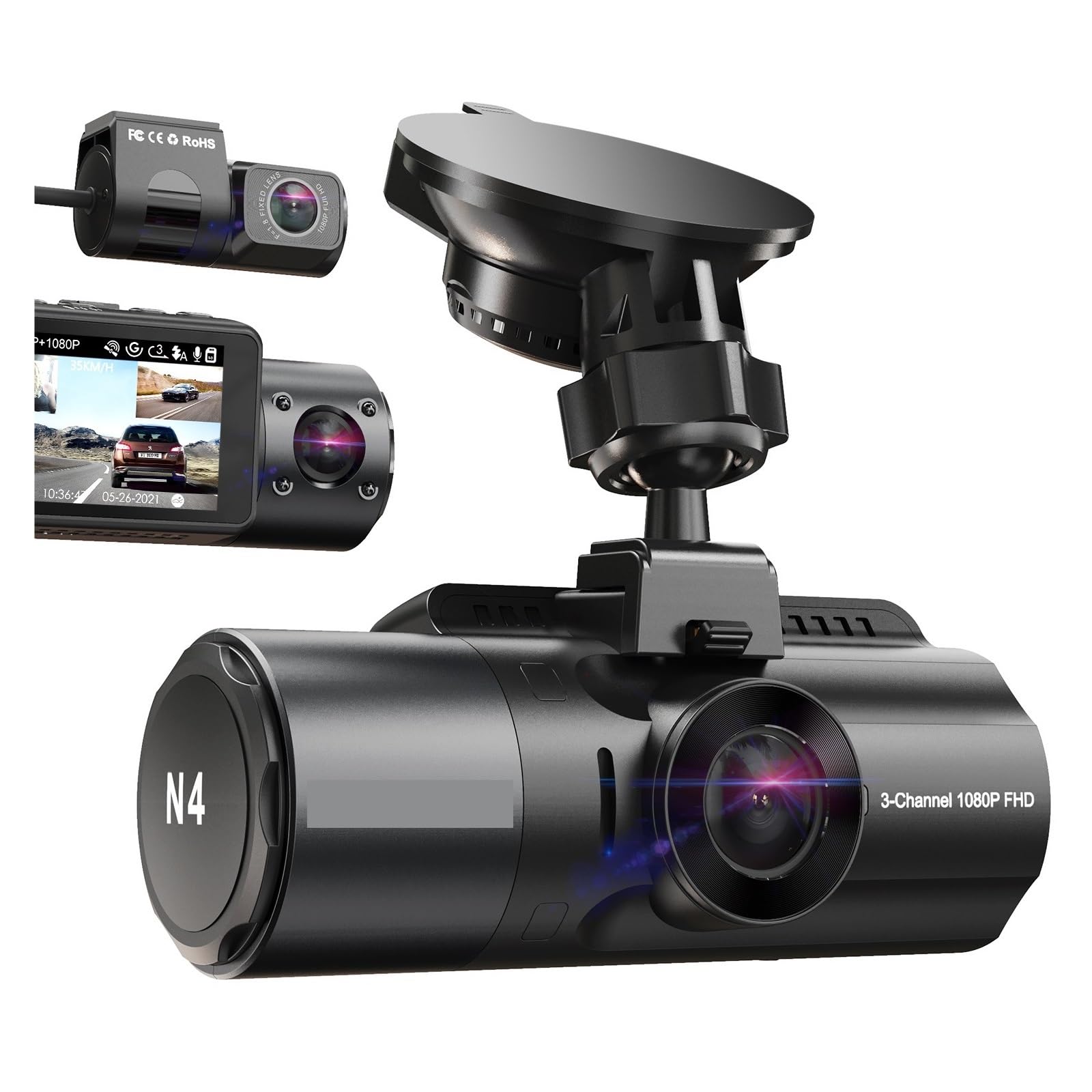 4 channel dash cam