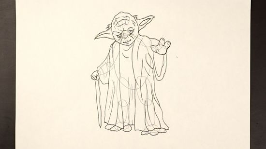 yoda drawing