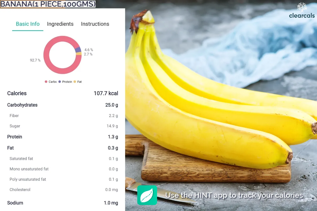 calorie banana