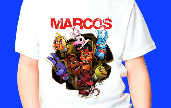 camiseta fnaf