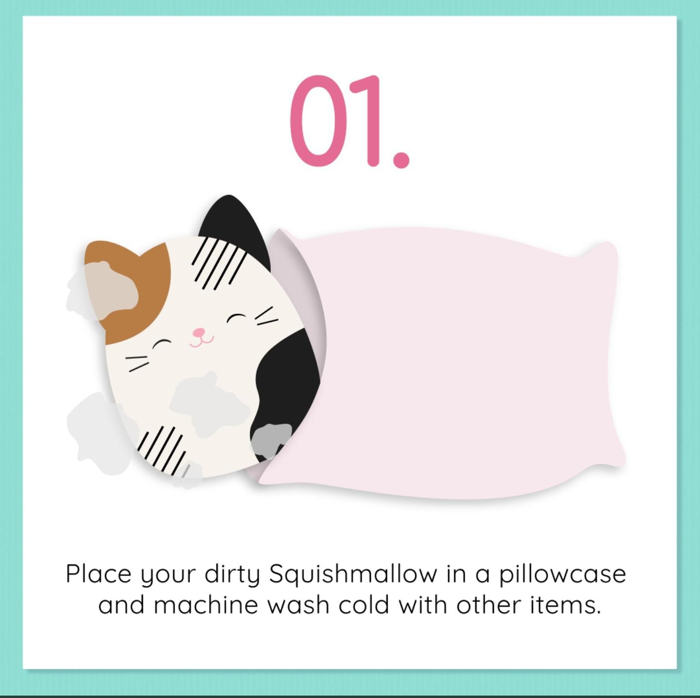 can you hand wash squishmallows