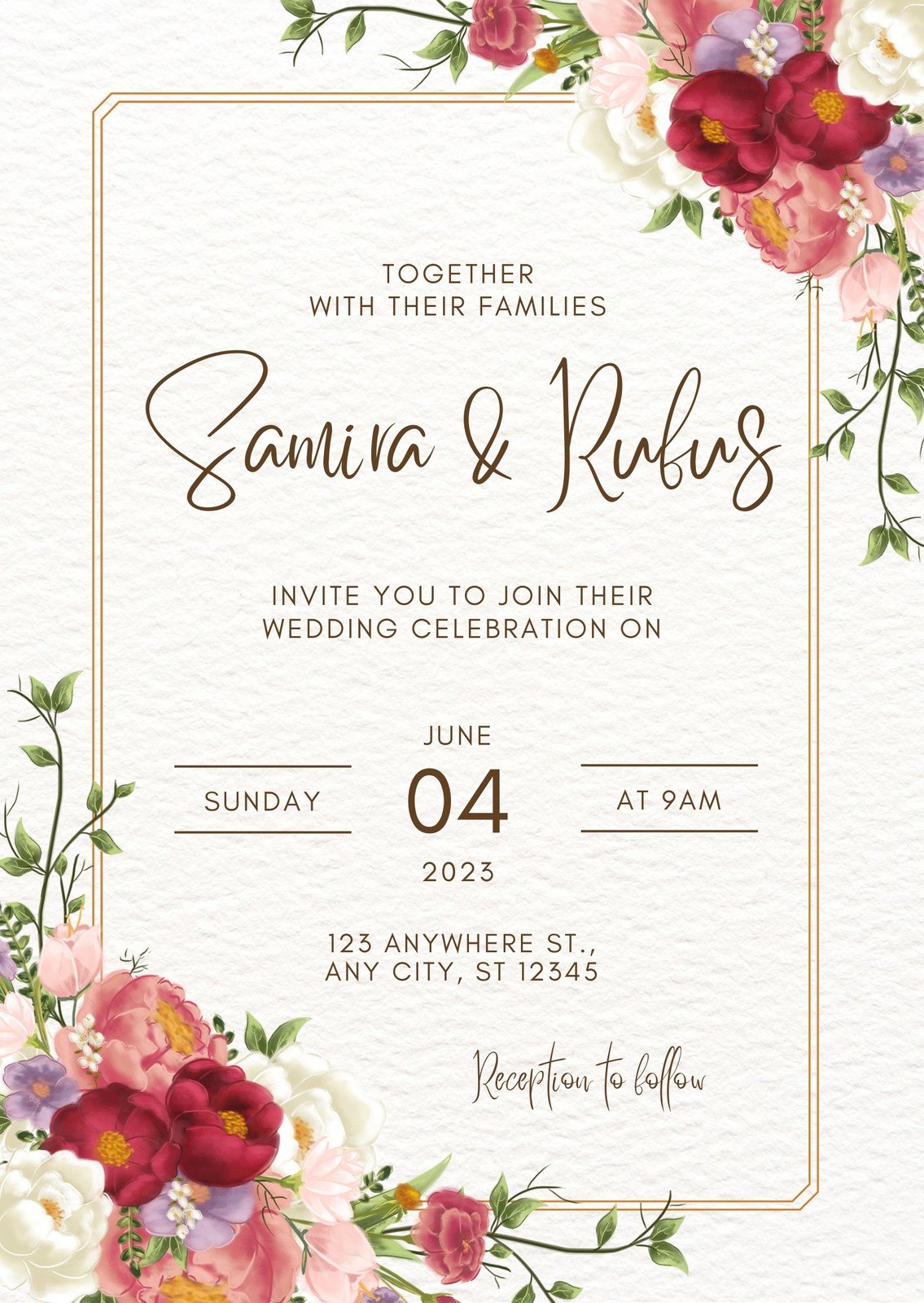 canva wedding invitation templates