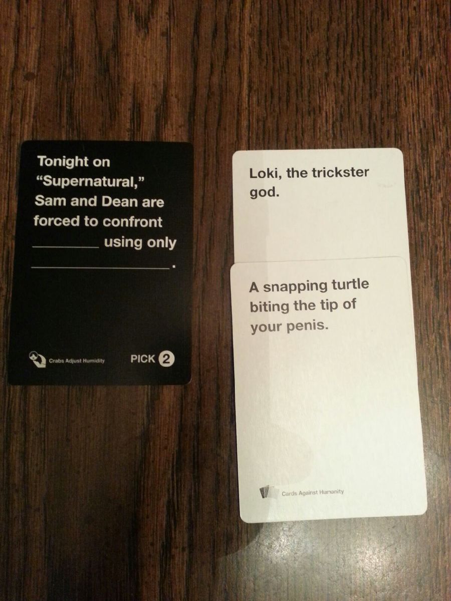 cards against supernatural