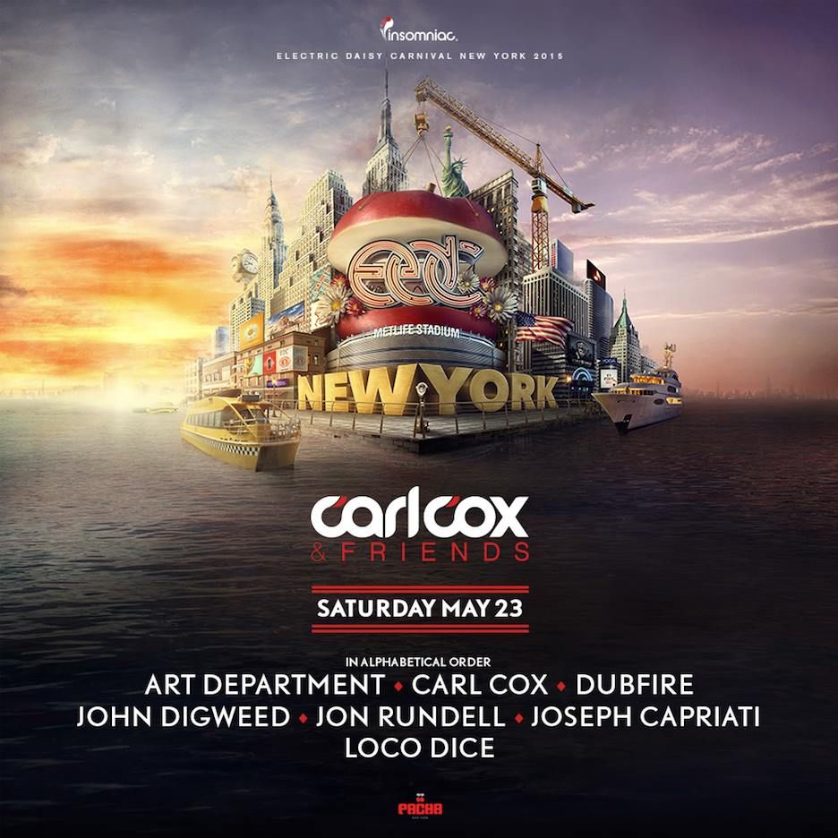 carl cox flyer