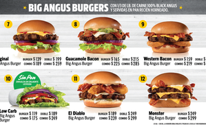 carls jr menú y precios