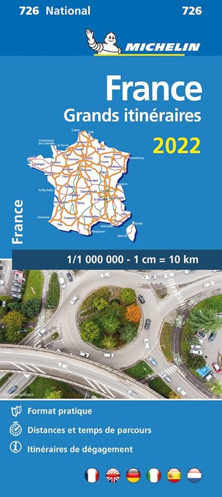 carte itinéraire michelin france