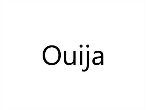 ouija pronounce