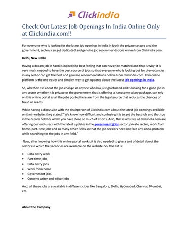 clickindia jobs