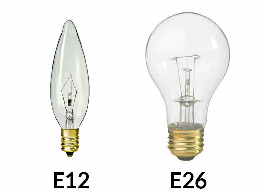 e12 bulb equivalent