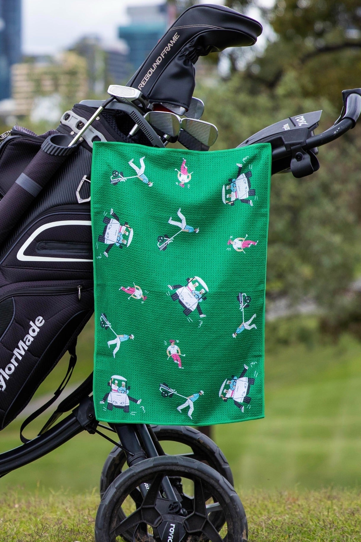 personalised golf towel australia