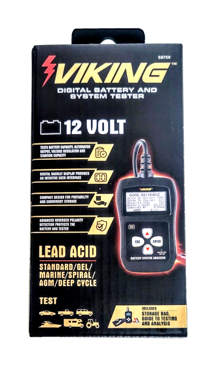 viking digital battery tester